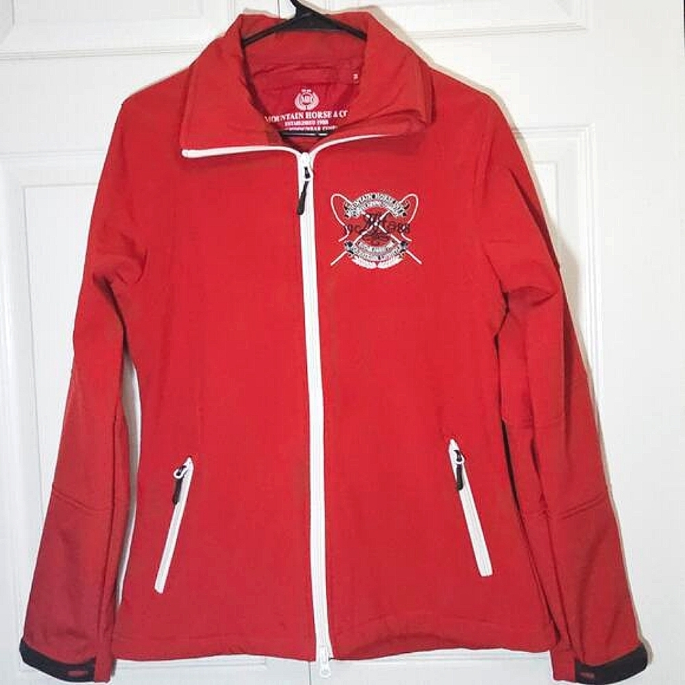 Mountain Horse & Co.‎ Ridingwear Women's Tiffany Soft Shell Jacket Medium Red